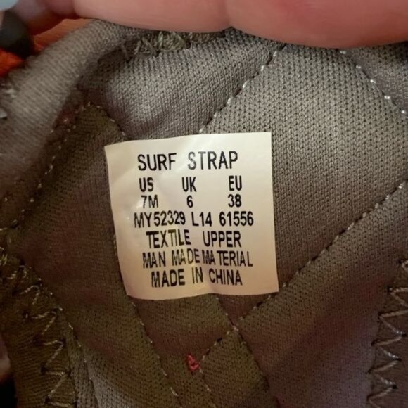 MERREL Surf Strap Pink & Orange Strappy Sandals Sz 7 - Picture 7 of 7